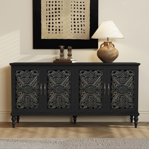 Vintage floral sideboard - floral,