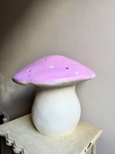 LARGE Pink Heico Mushroom Lamp Nightlight Toadstool