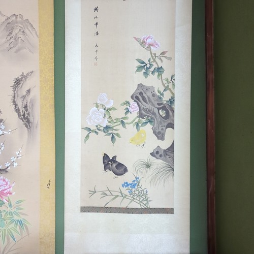 Japanese flowers birds - flowers,