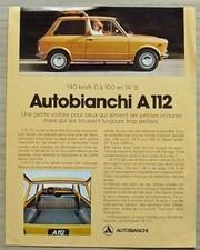 AUTOBIANCHI A112 Sales