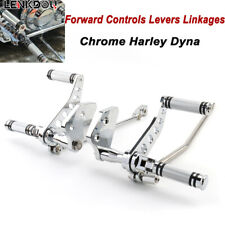For Harley Chrome Forward Controls Dyna Street Bob Super Glide Low Rider Fxdb