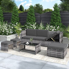 Rattan Garden Corner Sofa