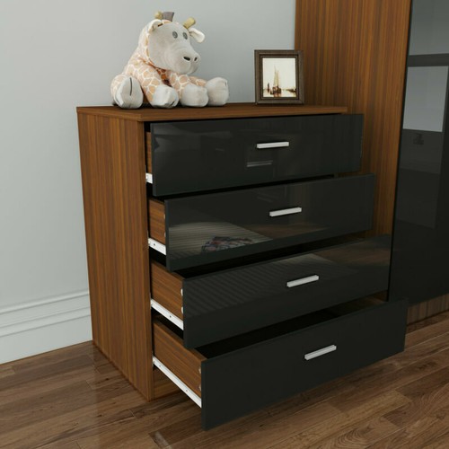 Chest drawers walnut high - of,