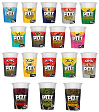 Pot Noodles | 90g | 114g | Fusion | Various Flavours | King Pots | Various Sizes