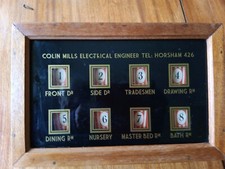  butlers servants bell indicator box 