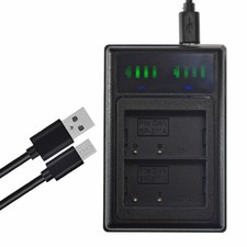 LCD Battery Charger For Canon MV500 MV500i MV530i MV550i MV600 MV600i MV630i