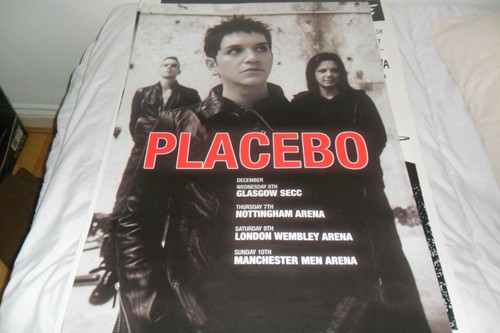 Placebo gig tour poster - placebo,