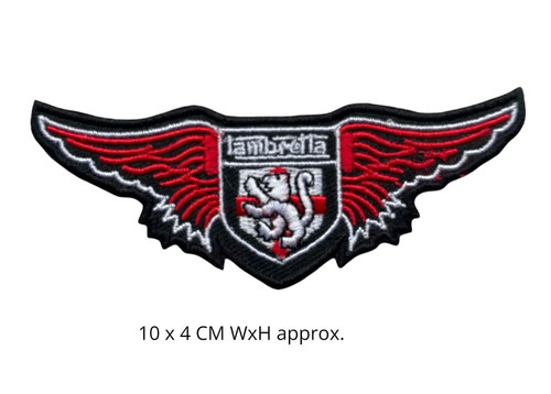 Lambretta mod with wings - mod,