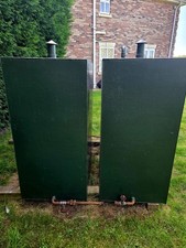 1100lt x 2 steel oil tanks