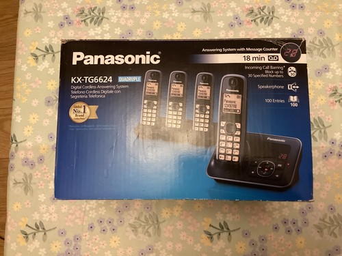 Panasonic tg6624 quadruple - panasonic, kx-tg6624