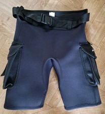 3mm Neoprene Scuba Diving Tech Shorts 2 Pockets