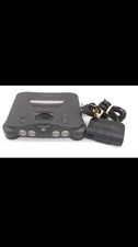 NINTENDO 64 Game Console Bundle Inc Power Adaptor In Black