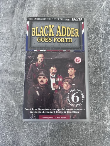 Blackadder goes forth vhs bbc - vhs,