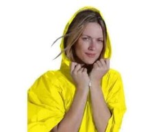 Folding Rain Poncho Adults Reusable Waterproof Cape Raincoat Cycling Hiking UK