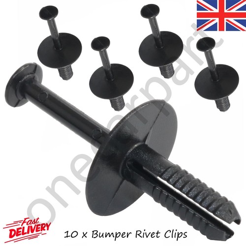 10x bumper rivet trim clips - bumper,