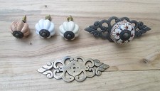 ORNATE OLD RETRO VINTAGE CUPBOARD CABINET DRAWER DRESSER DOOR KNOBS PULL HANDLES