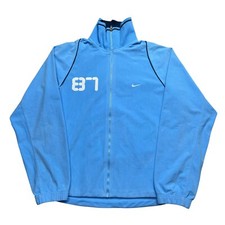Vintage Nike Track Top Mens Small Blue Full Zip Air Max 87 Sweatshirt Swoosh Y2K