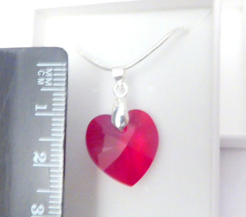 Romantic siam red swarovski - romantic,