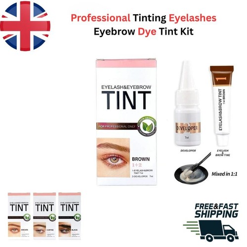 Professional tinting eyelashes - tinting,
