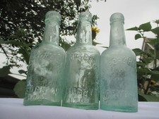 3x VICTORIAN WORKSOP & RETFORD BREWERY BEER BOTTLES c1900
