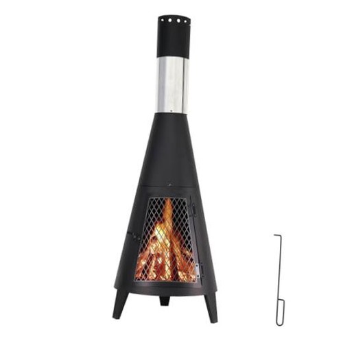 Tall chiminea outdoor - chiminea,