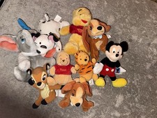 Bundle of Vintage Walt Disney Plush Teddies
