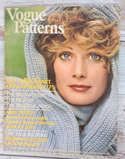 Vogue Patterns magazine Early Spring 1975 pattern catalogue velvets lace petite