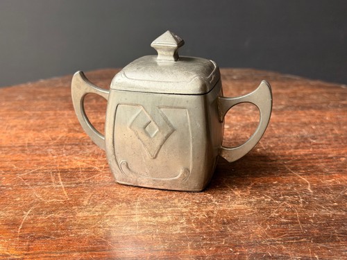 Antique jugendstil pewter - antique,