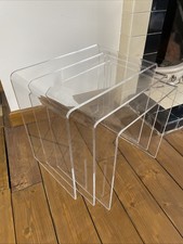 Set Retro Clear Acrylic Nest