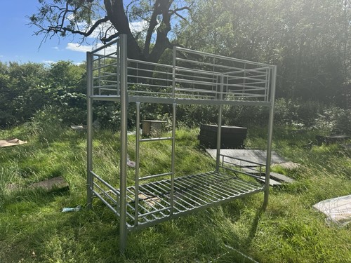 Shorty bunk bed - bunk, silver