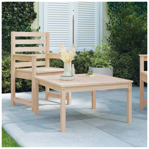 Garden table natural pine