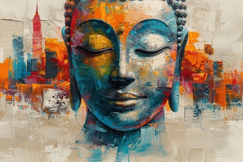 Buddha canvas picture - buddha,