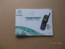 MOTOROLA TIMEPORT USER GUIDE/ MANUAL