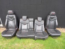 ALFA ROMEO GT 2003-2010 BLACKLINE BLACK LEATHER INTERIOR SEATS RED STITCHING