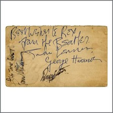 B44810 - The Beatles 1963 Autographs (UK)