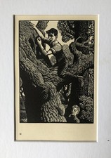 Vintage wood engraving print 