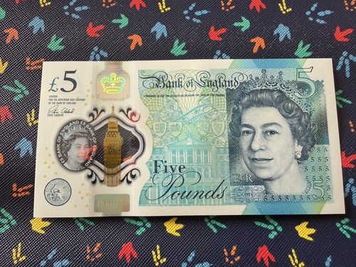 Aa01 note five pounds - aa01,