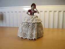 VINTAGE PORCELAIN HALF DOLL