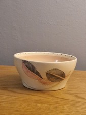Susie Cooper Productions "Pink & Black Leaves" bowl.