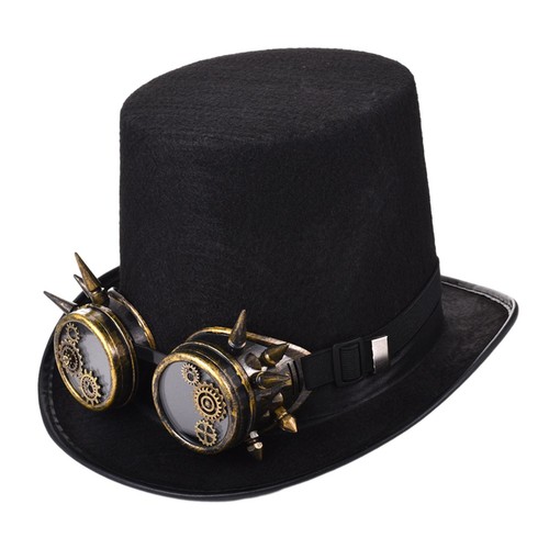 Steampunk top hat - retro, men