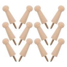  4pcs Wooden Shaker Peg: Wood