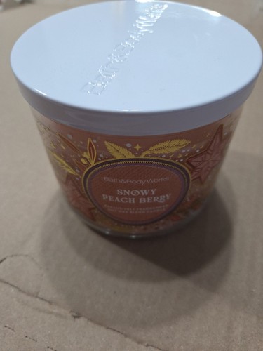 Bath body works snowy peach - body,