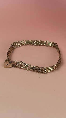 Vintage 9ct gold gate - 9ct,