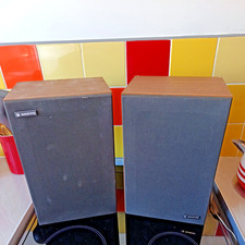 Vintage Sanyo Late 70s HiFi Speakers Unknown Model & Specs 15inch