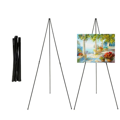 Portable metal painting - painting, easel