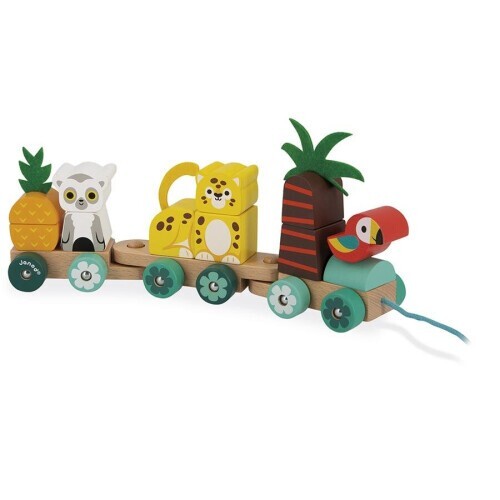 Janod tropical wooden train - janod,
