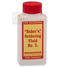 Bakers 250ml No3 soldering fluid tinning liquid flux no 3 BAK250