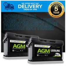 2 x AGM LPX110 - 12v 110ah AGM