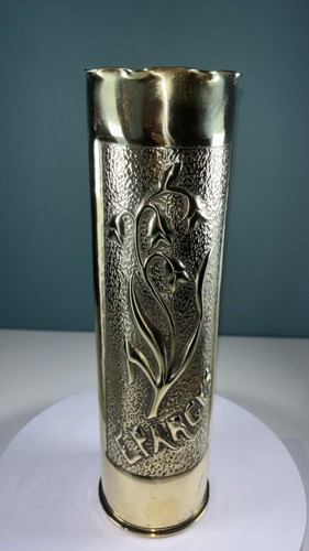 Brass artillery shell case