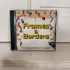 Vintage "Frames & Borders" Clip Art CD‑ROM – for Windows 95/98, NT & Amiga